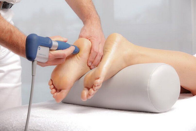 Het uitvoeren van schokgolftherapie