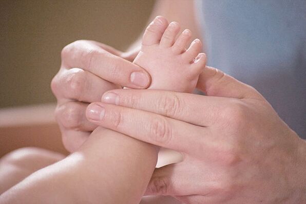 massage voor hallux valgus bij een kind